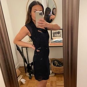 The Kooples Navy Cocktail Dress